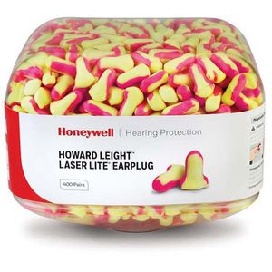 Honeywell Ohrstöpsel HL400 Laser Lite, SNR 35 dB, zum Arbeiten, im Spender, 400 Paar