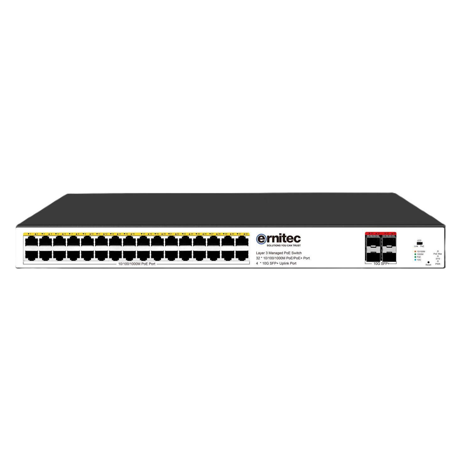 Ernitec 36-Port Gigabit Managed Layer (36 Ports) (ELECTRA-M232-1GB-460W)