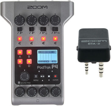 Zoom PodTrak P4 BTA-2 Bundle