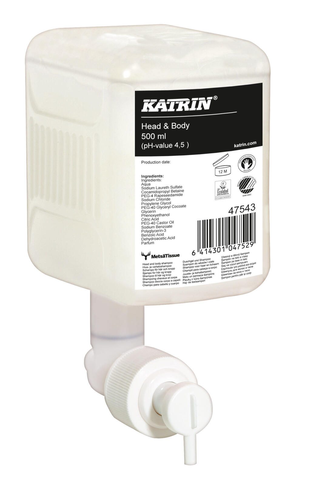 KATRIN Duschgel & Shampoo 500 ml 47543