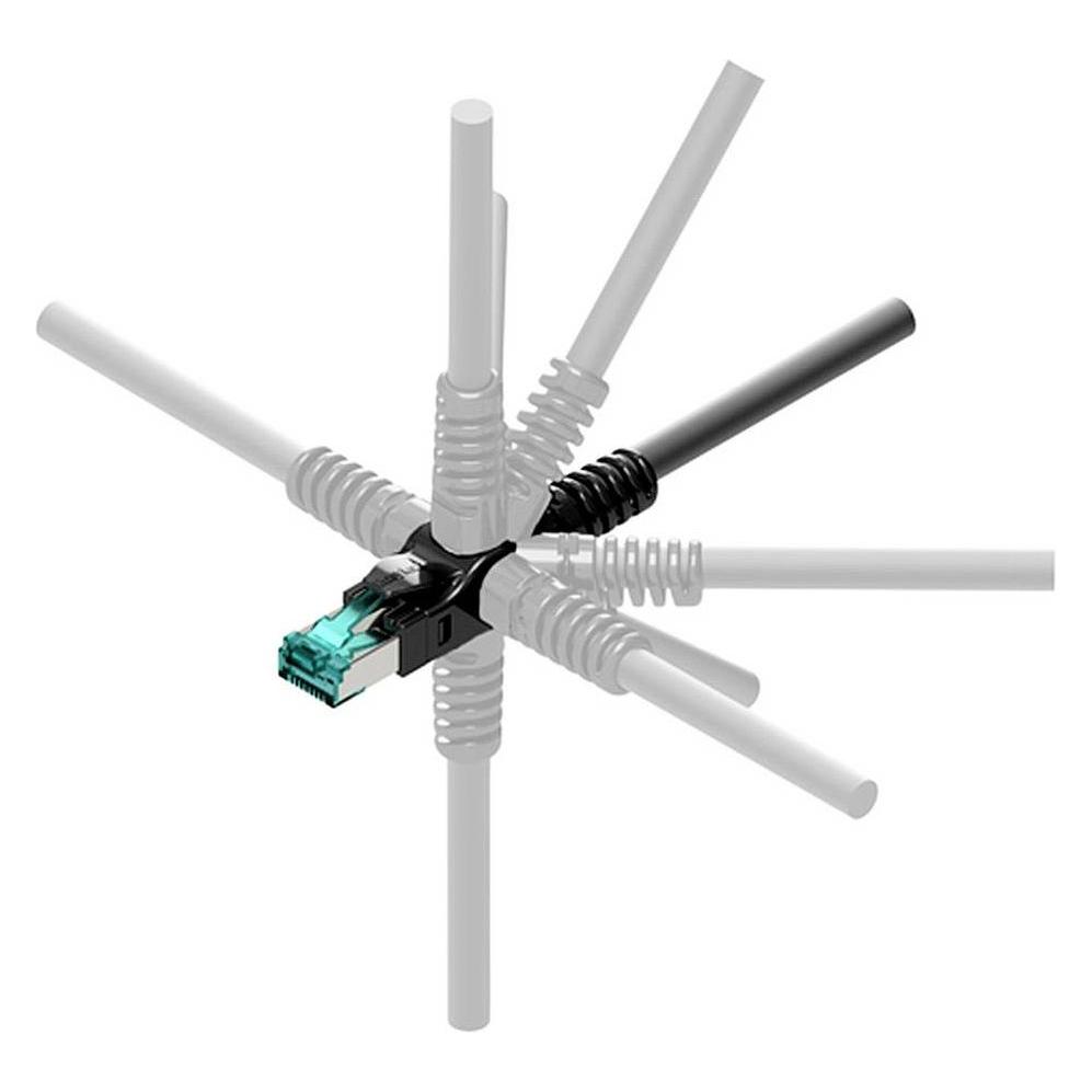 Zellner group EasyLan VarioBoot CP1OAMSMS0050 Patchkabel Kat,6A ISOIEC grau 5m (PiMF, S/FTP, CAT6a, 5 m) (CP1OAMSMS0050)