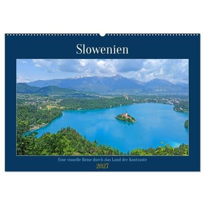 Slowenien - Eine visuelle Reise durch das Land der Kontraste (Wandkalender 2027 DIN A2 quer), CALVENDO Monatskalender