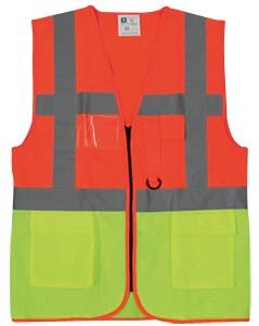 K-EQUIPMENT WARN SP L - High visibility vest Sao Paulo  Gr. L