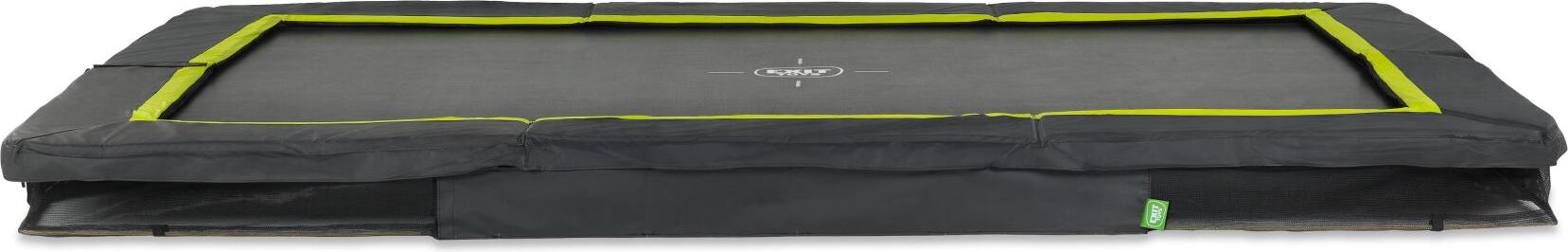 EXIT Silhouette Sporttrampolin 244x366cm, Bodentrampolin, Rechteckig, für Kinder, Schwarz