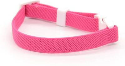 Uplift Essentials Fashion Stretch Elastic Safety Cat Collar rose Red s