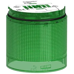Schneider Electric XV6C23 Leuchtelement, Harmony XV6, modular, 60mm, grün, 24V ACDC, Dauerlicht, energieeffiziente LED