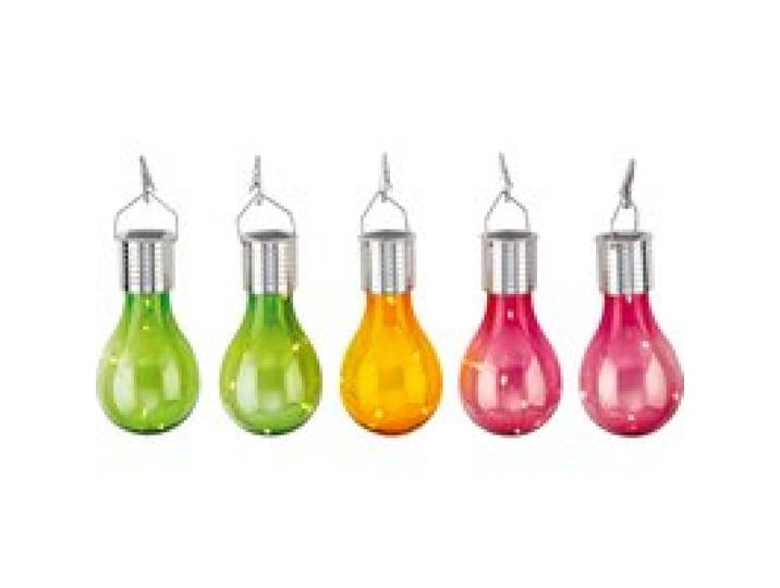 LIVARNO® Lot de 5 Ampoules solaires LED (coloré)