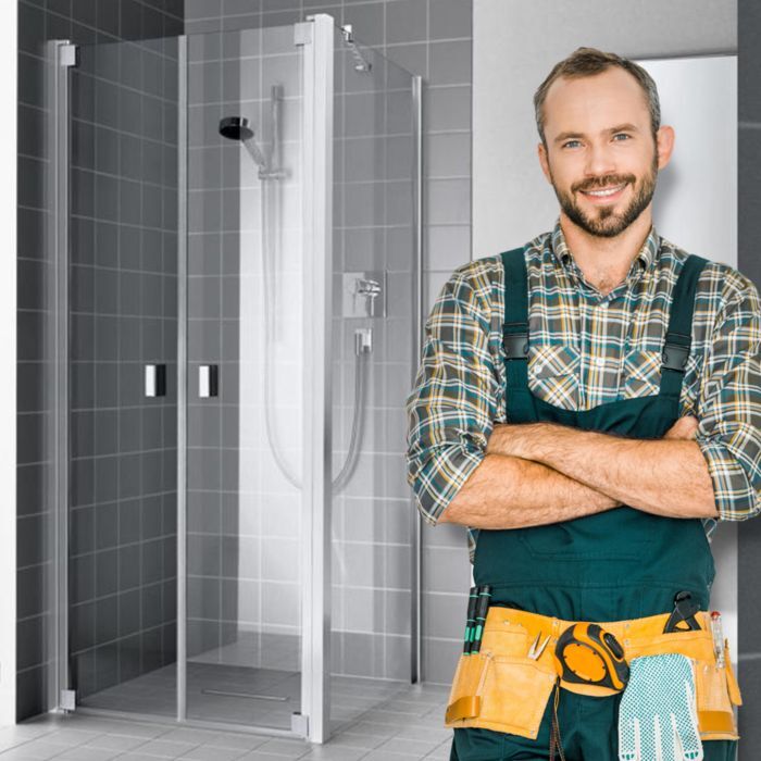 Cabine de douche de mesure Kermi 9980578 avec instructions, cabine de douche sur mesure