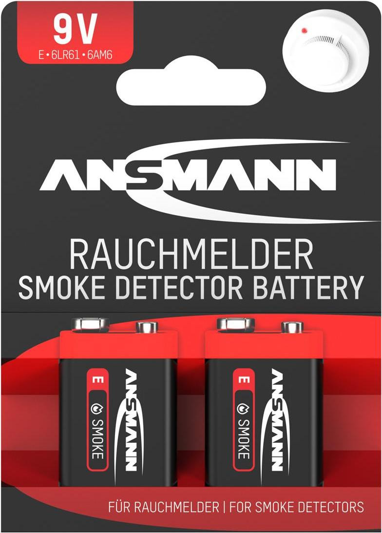 Ansmann 1515-0006 E-Block Batterijen, 9,0 V