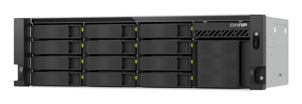 QNAP TS-h1655XeU-RP-8G Speicherserver Rack (3U) Intel Atom® C5125 8GB NAS