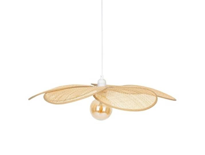 Atmosphera - Suspension Pétales Rym en Bambou - Beige\, D. 62 cm\, Hauteur Réglable - Pour Salon\, Chambre\, Salle à Manger