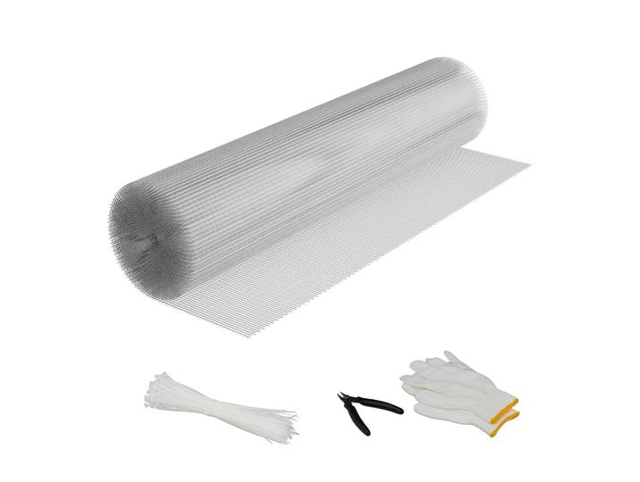 Volierendraht 6,3 x 6,3mm Silber