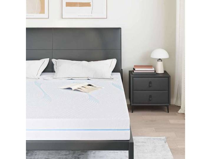 PROMOTION Matelas pour Lit 2 personnes - Blanc 200x200 cm Mousse 756543