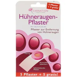 Carnation Hühneraugenpflaster 5+5 10 St