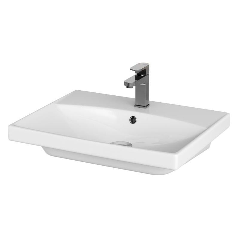 Cersanit Mbelwaschtisch City Keramik 60 cm wei (45 cm, 60 cm) (K35-006)