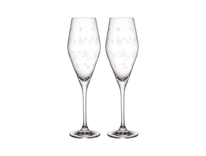 Villeroy & Boch Sektgläser Toy's Delight transparent 260 ml 2er Set, Transparent, Glas, Gläser, Champagnergläser & Sektgläser
