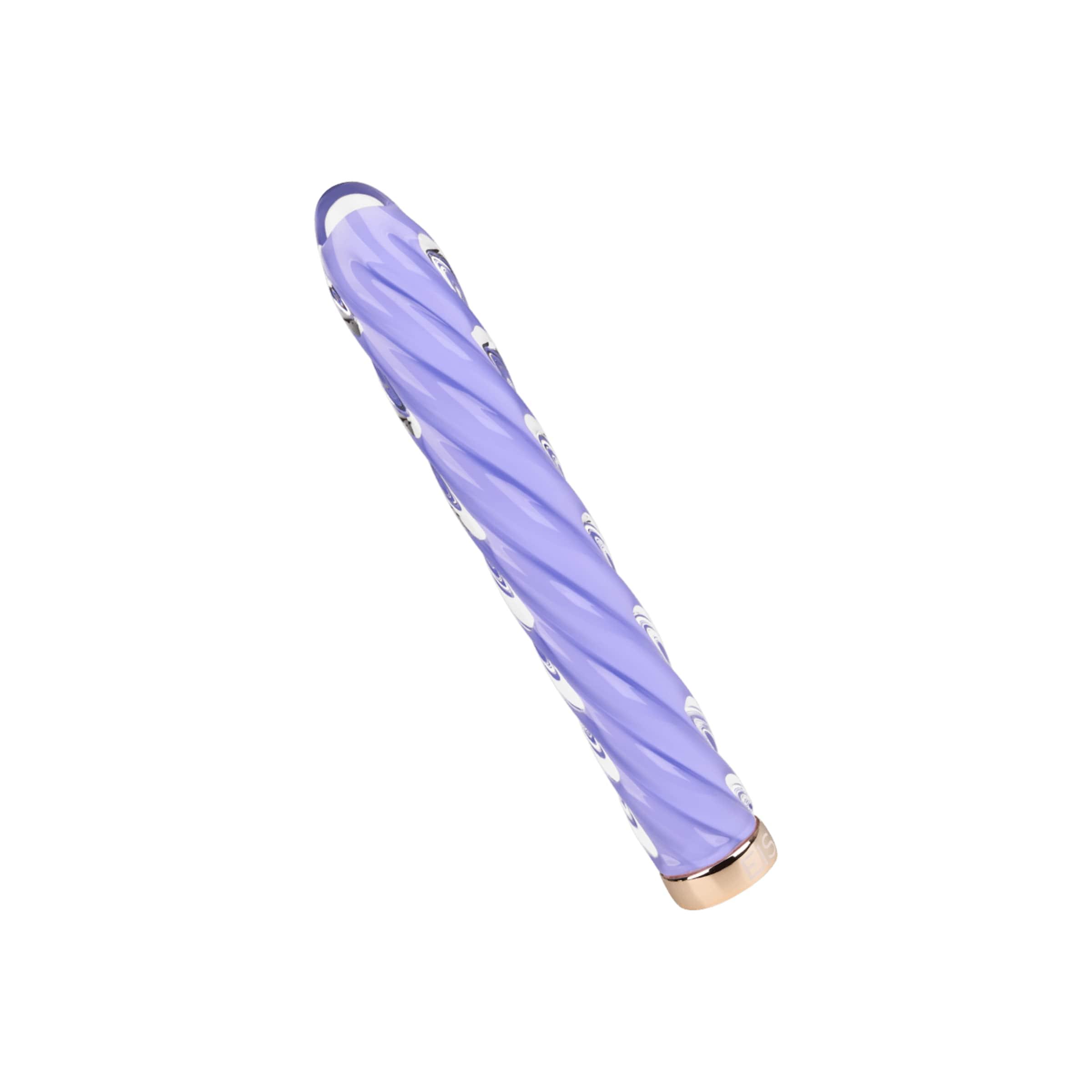 Eleganter Glasvibrator, 17,5 cm