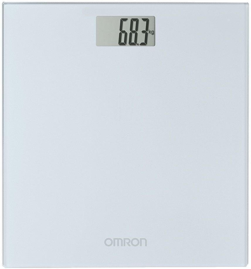 Omron Hn-289 digitale Personenwaage silbergrau