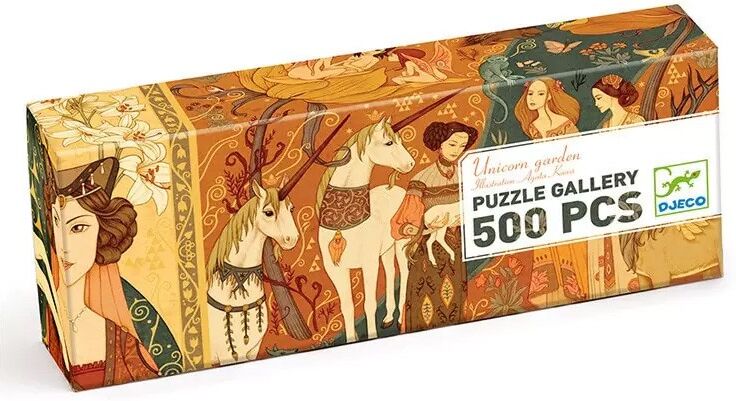 Puzzle Gallery Unicorn Garden 500 pcs - Djeco
