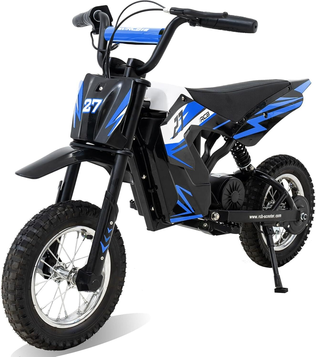 RCB Elektro Motorrad Kinder , 12 Zoll Elektromotorrad mit 300W Motor , Max 25km/h , Reichweite 15KM , Moto Crossbike Kinder ab 3-12Jahren
