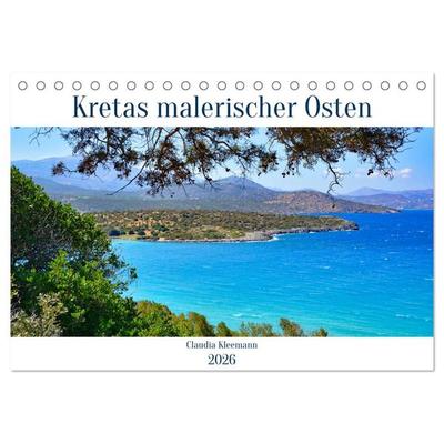 Kretas malerischer Osten (Tischkalender 2026 DIN A5 quer), CALVENDO Monatskalender