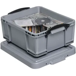 Really Useful Box Aufbewahrungsbox 18.0 L silber, 20x39 cm