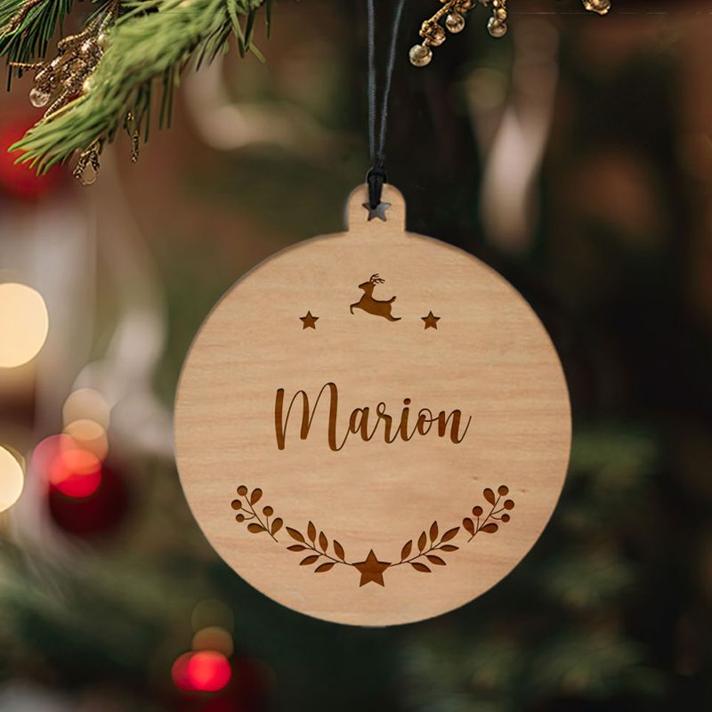 Boules de Noël personnalisées - Prénom - Interflora - Livraison de cadeaux personnalisés