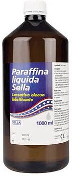 SELLA Srl Paraffina Liquida Sella 1 litro - Lassativo Oleoso Lubrificante