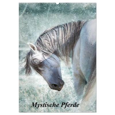 Mystische Pferde (Wandkalender 2027 DIN A2 hoch), CALVENDO Monatskalender