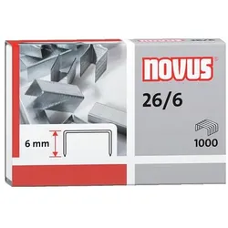 Novus Heftklammern »26/6« 1000 Stück
