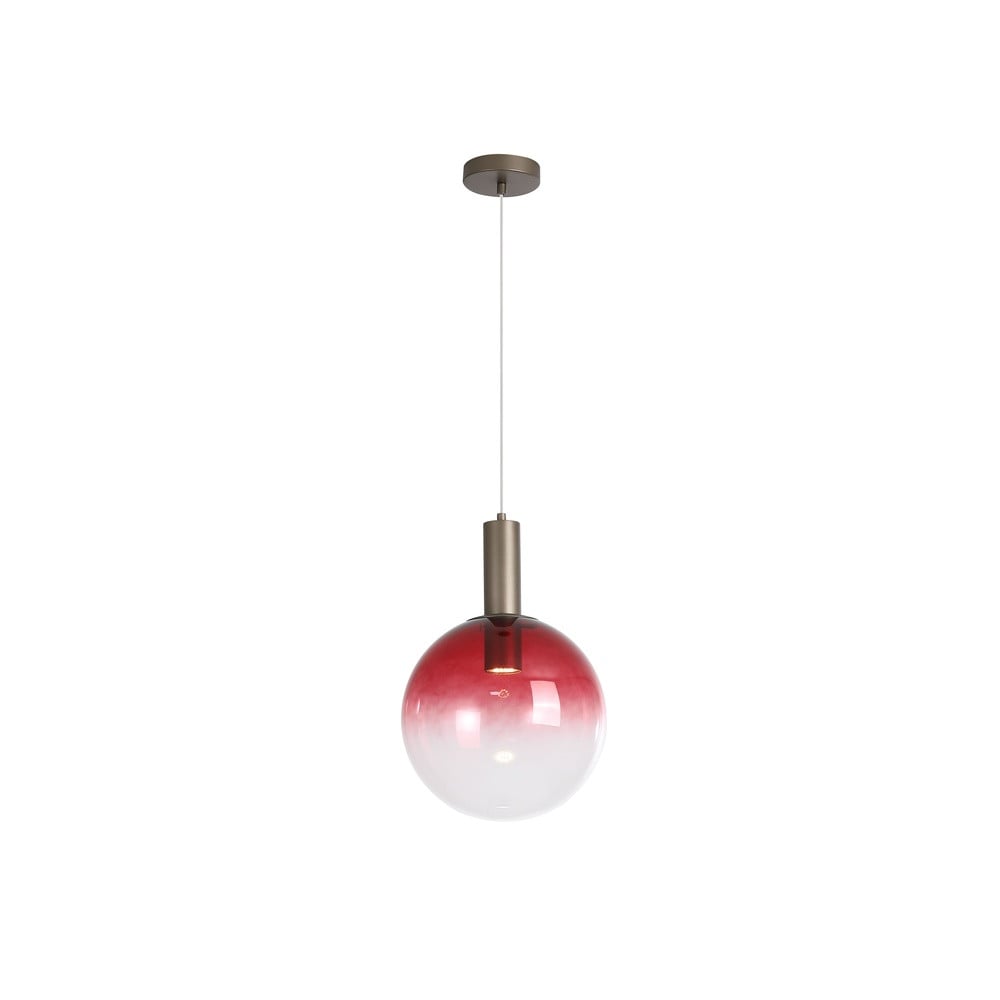 Searchlight Design hanglamp Ombre rood glas