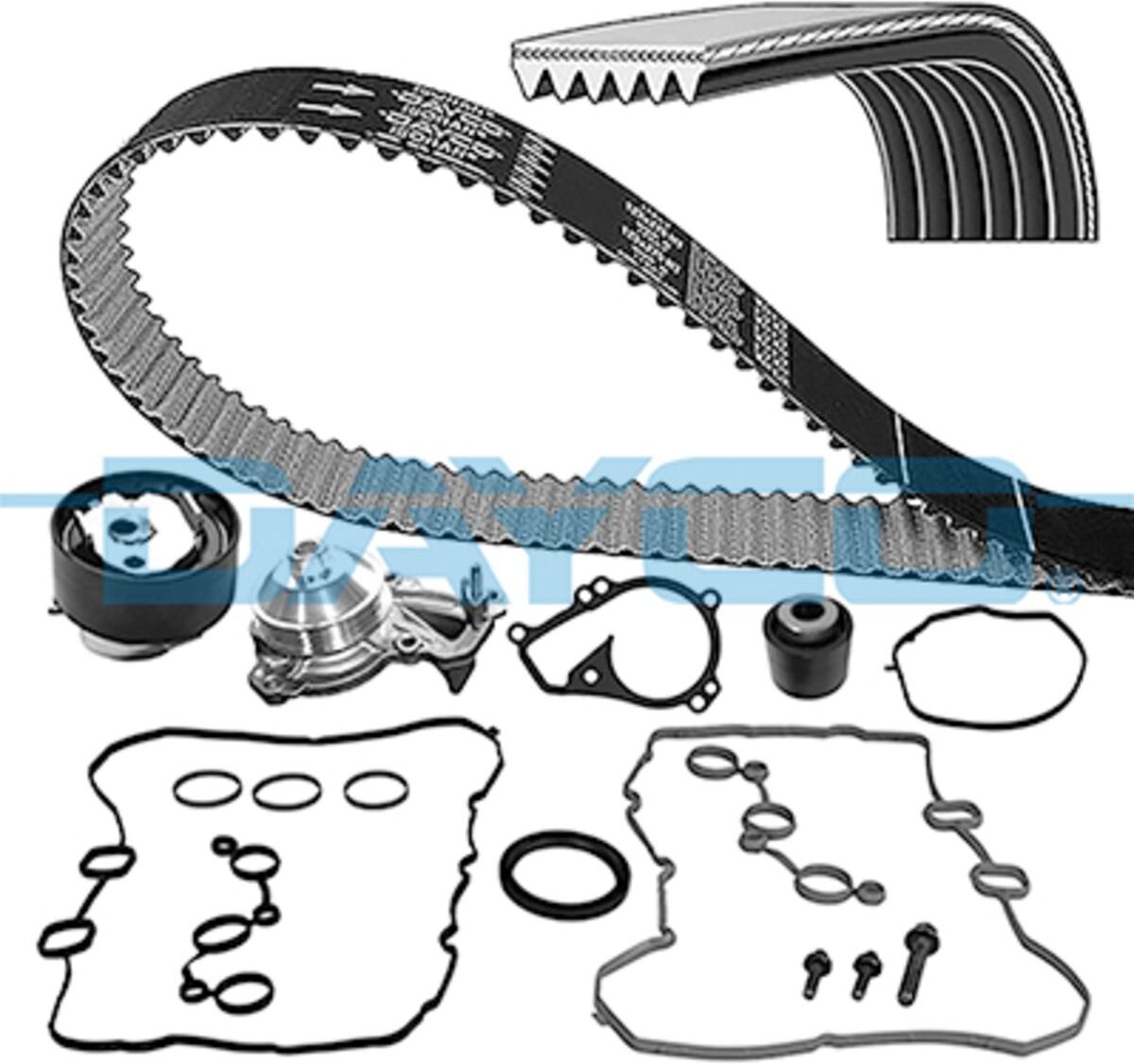 Pompe à eau + kit de courroie de distribution DAYCO KBIOWP140K