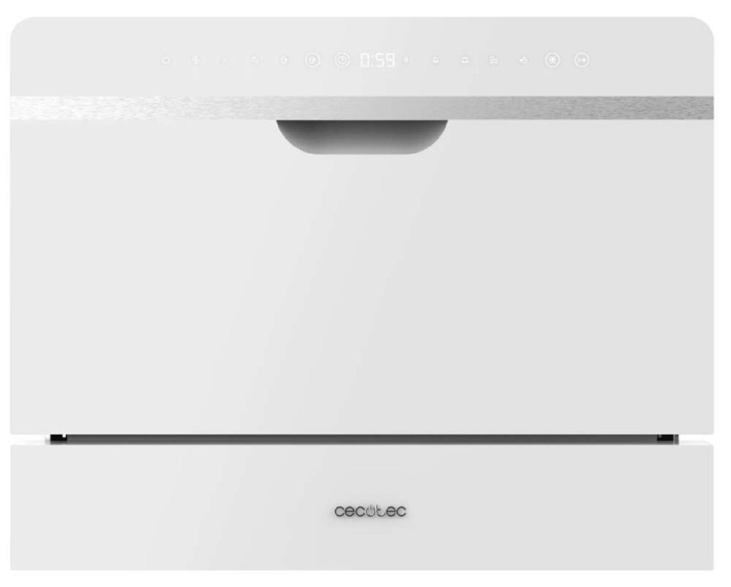 Cecotec Bolero Aguazero 2500 S-BI White Glass, Halb integriert, Kompakt, Weiß, Weiß, Weiß, Berührung