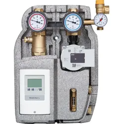 Solarstation Easyflow 22mm Zweistrang,8-28l/min,m.Regelung, Wilo Para ST25/6