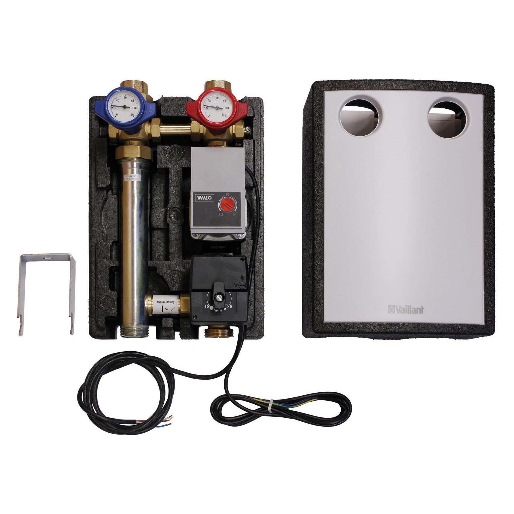 Vaillant Rohrgruppe m. 3-Wegemischer R1 Vor-/Rücklauf Rp1, HE-Pumpe A (Durchlaufpumpe) (0020191788)