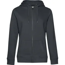 B&C Damen Kapuzen Sweatjacke QUEEN WW03Q asphalt XS