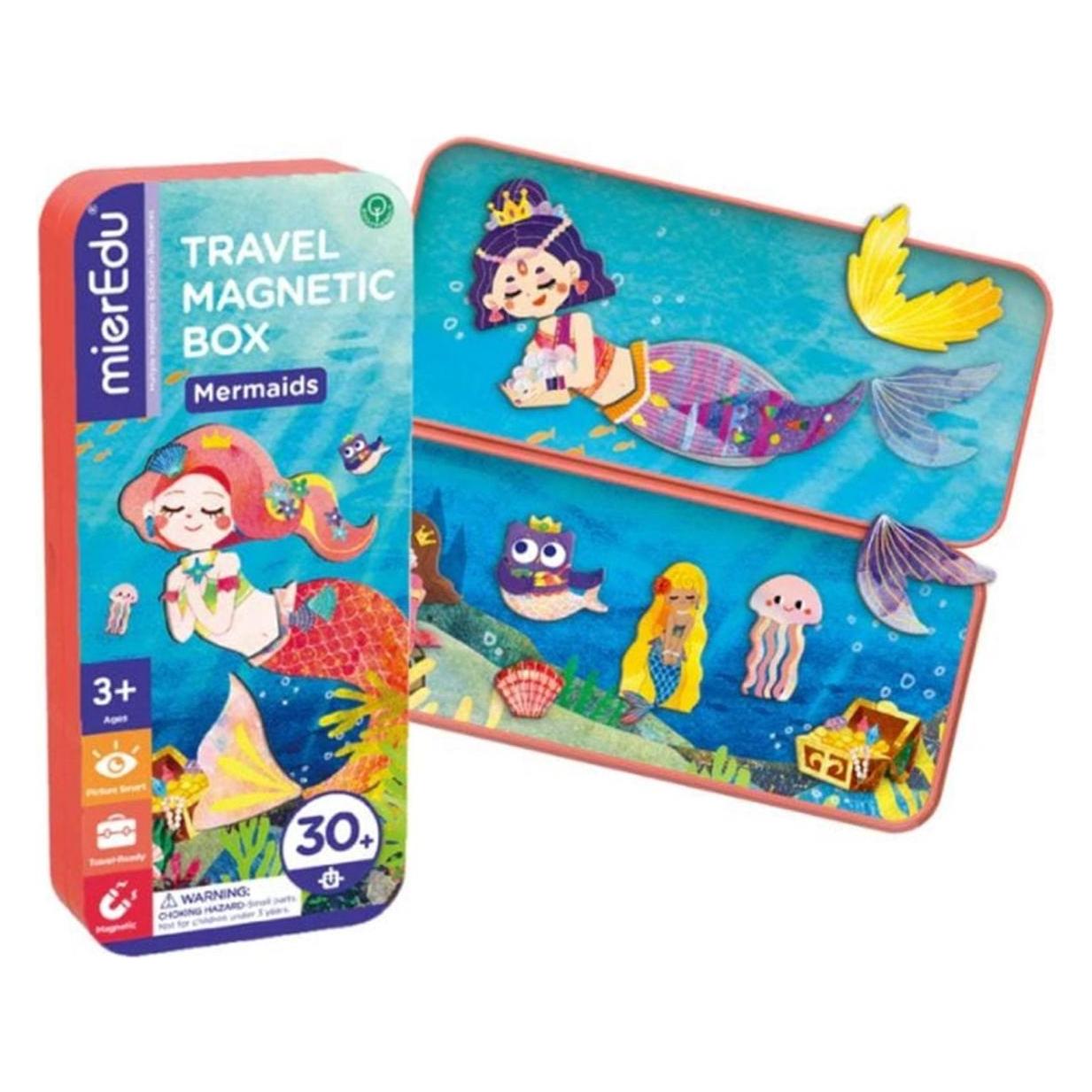 mierEdu Magnetic Travel Box - Mermaids - (ME0886) (Deutsch, Englisch, Französisch, Italienisch, 3 - 6 Jahre) (ME0886)