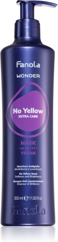Fanola Wonder No Yellow Mask masque cheveux anti-jaunissement 350 ml