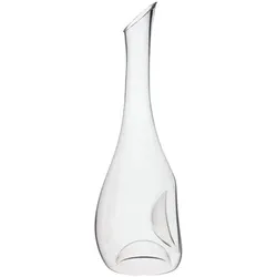 Rona Karaffe Gyrus handgefertigt Gyrus ungeeicht transparent, 41 cm