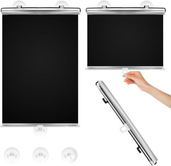 Unyqoos Verduisteringsrolgordijn Zwart, 45 x 125 cm, Lichtblokkerend met Zuignappen