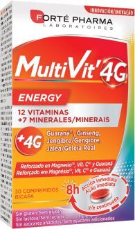 Forté Pharma Multivit 4G Energy 30 Tablets