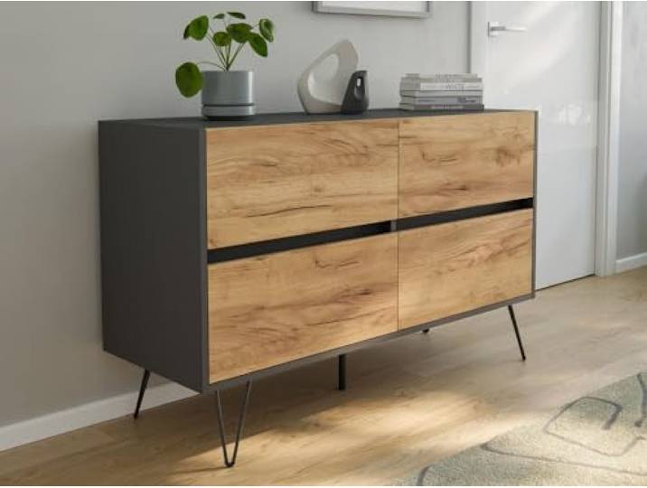 Magnolia Home Kommode Dion 120cm 4 SoftClose Schubladen