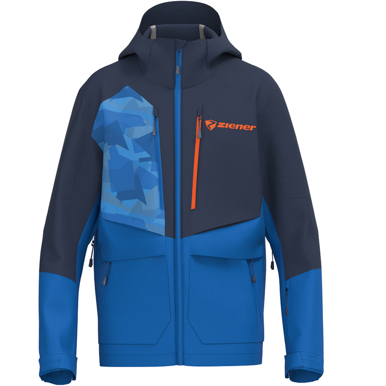 Ziener Herren Skijacke TORBEN persian speed print - 50