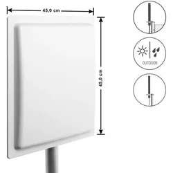Navilock Flugnavigation Antenne N Buchse 13 dBi direktional, Netzwerkantenne