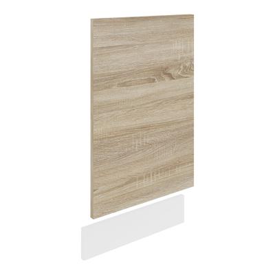 Unterschrank VCM "Blende Geschirrspüler Spülmaschine Front Esilo", braun (weiß, sonoma, eiche), Obermaterial: 100% Holz Wood., Möbelblenden, Zierblende Schranktür