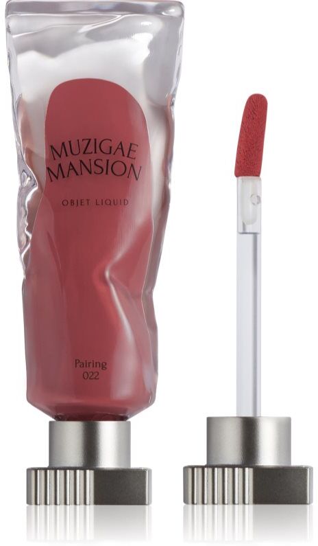 MUZIGAE MANSION Objet Liquid long-lasting liquid lipstick with matt effect shade 022 Pairing 6 ml