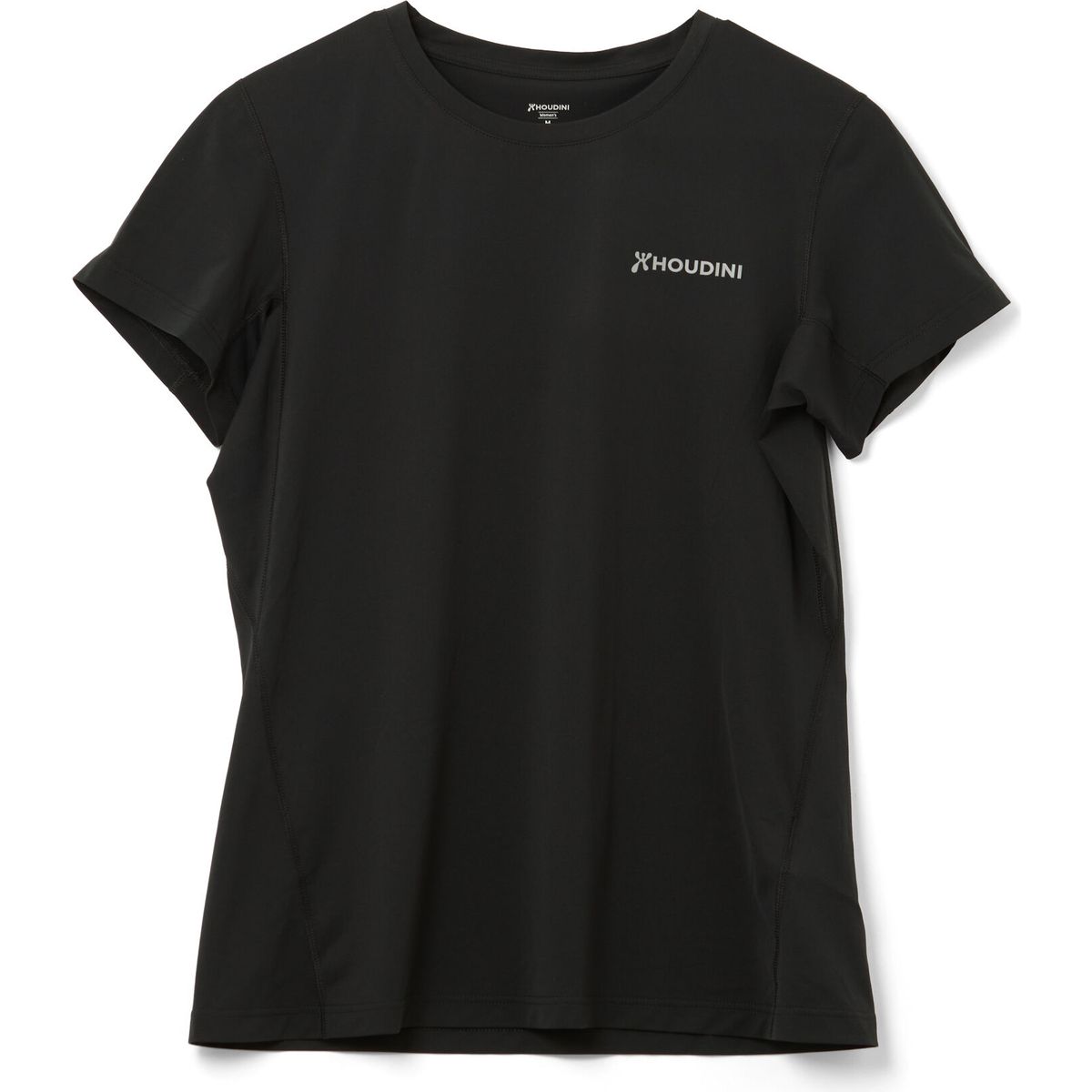 Houdini W's Pace Air Message Tee true black / houdini logo (G69) L 840072-G69-L