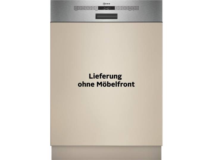 NEFF teilintegrierbarer Geschirrspüler S145EBS16E, 13 Maßgedecke, Automatische Türöffnung für Effizienz, flexible Körbe