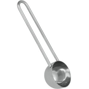 Metaltex Kaffeelot Inox 256425010, silber, aus Edelstahl, 14 cm, Dosierlöffel, für 8 g