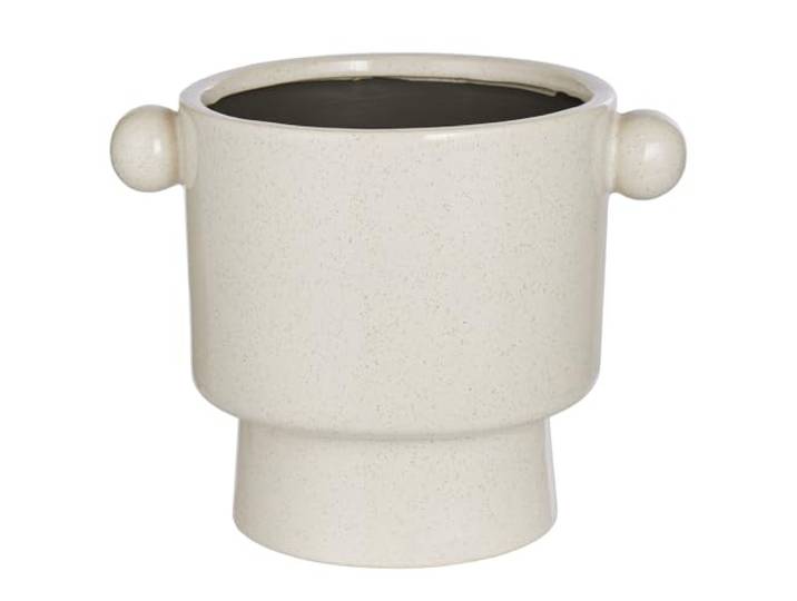 BUTLERS Blumenübertopf 16x21x16 cm Steingut - Handle -